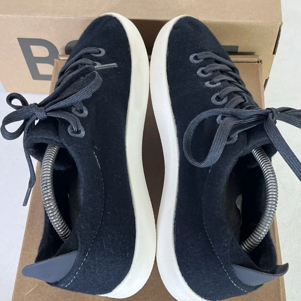 Allbirds Wool‎ Piper WP Women Size 10 Black Lace Up Shoes Sneakers GUC